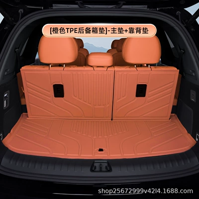 trunk mat, Trunk Mat - orangetpe-trunk-mat-main-mat-backrest-mat-byd-tang-dynasty