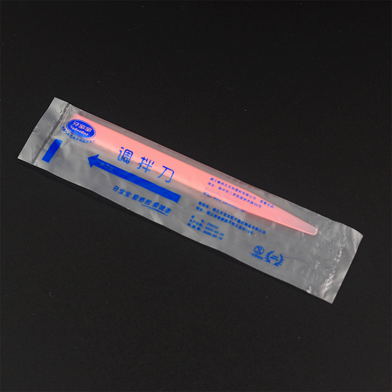 Cuchillo de mezcla de plástico dental polvo adhesivo cuchillo de sintonización de iones de vidrio oral cuchillo de sintonización de plástico desechable dental