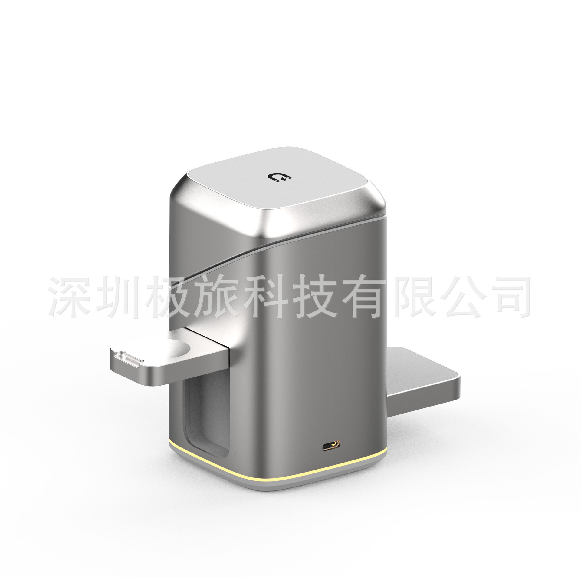 실버 Apple Watch 단일 충전기