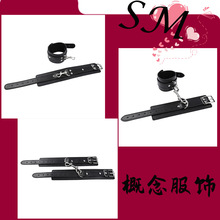 成人用品批发情趣PU束缚手扣脚镣夫妻SM捆绑调教道具另类调情玩具