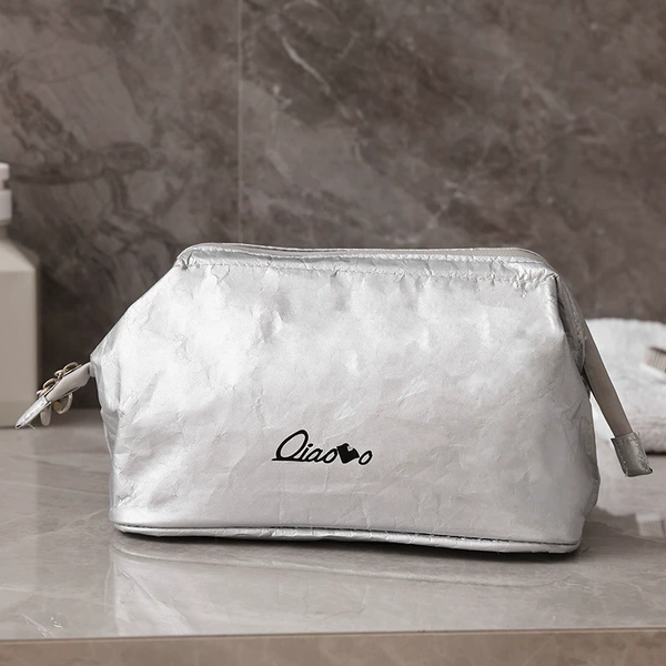 Silver (DuPont paper waterproof + waterproof zipper)