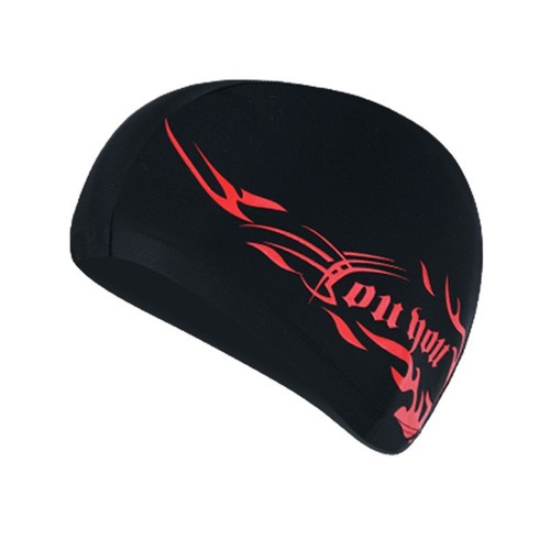 New pattern solid color cloth swimming cap that does not strangle the head, comfortable hot spring fashionable swimming cap for adults, boys and girls, universal wholesale