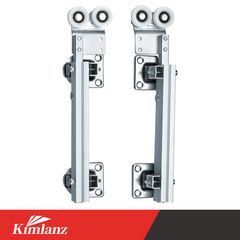 Manufacturer Direct Sale Heavy Duty Folding Wheel Parts for Wardrobe, Folding Door Wheel Parts for Walk-in Closet, Trackless Spare Parts