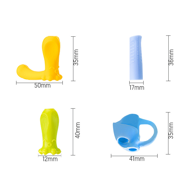 Deli / Deli Pen Holder Corrector para estudiantes de primaria Jardín de infantes principiantes entrenamiento de control de lápiz para bebés escribiendo