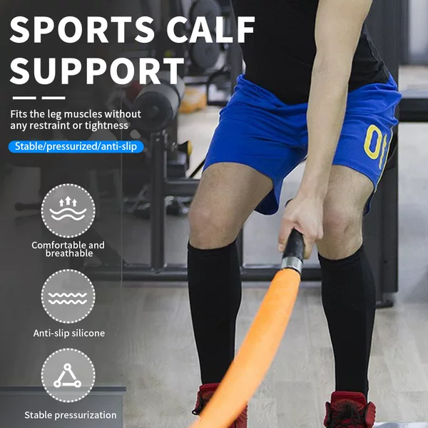 Amazon Sports Calf Sleeves Gym Rope Climbing Training Marathon Basketball Compression Calf Protectors Anti-Slip