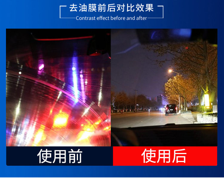 Genuine Front Windshield Oil Film Remover, Anti-Freeze and Anti-Fouling Glass Cleaner, Winter Anti-Freeze and Anti-Fog Agent, Car Cleaning and Water Repellent