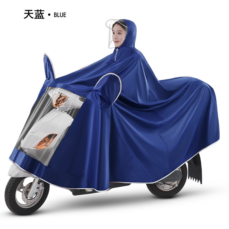비옷 전기 오토바이 배터리 자동차 2021 새로운 싱글 더블 남성과 여성의 긴 전신 폭풍우 예방 오칭