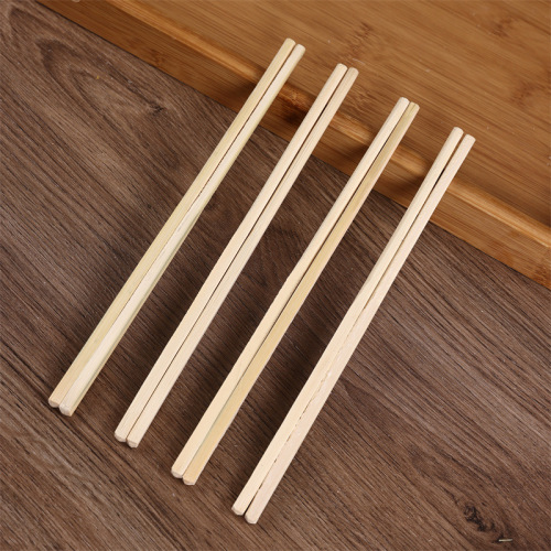 Bamboo chopsticks traditional Chinese chopsticks square chopsticks disposable chopsticks hotel chopsticks pagoda head round chopsticks Lin Yan