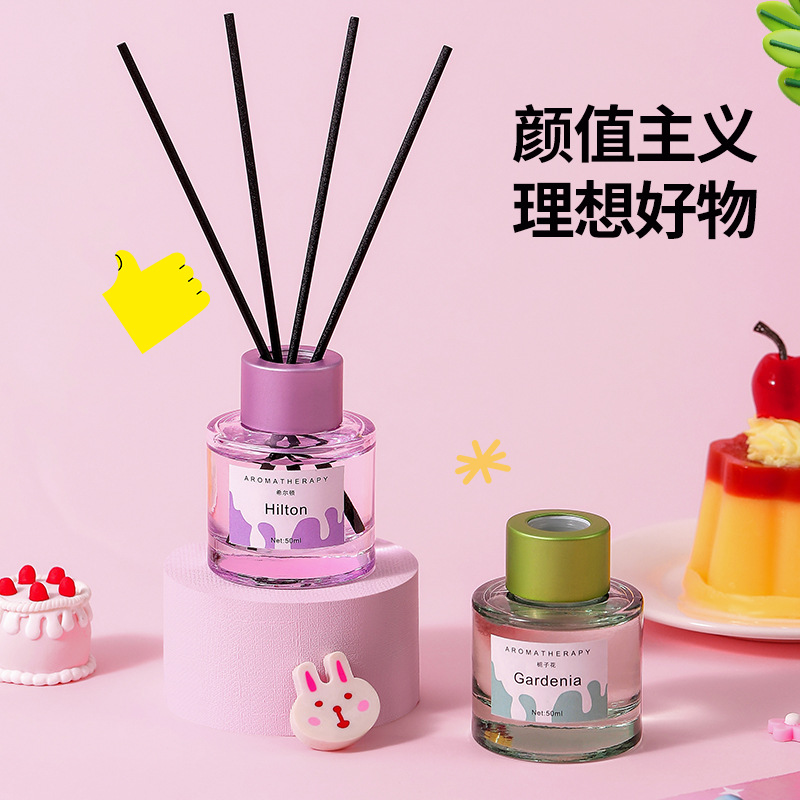 Nueva fragancia floral y afrutada para el hogar fragancia duradera estilo dopamina ambientador de aire de dormitorio decoración de eliminación de olores de coche