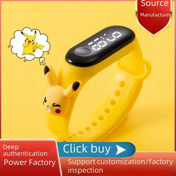 [doll watch] student doll bracelet LED electronic watch creative touch swimming waterproof cartoon doll watch