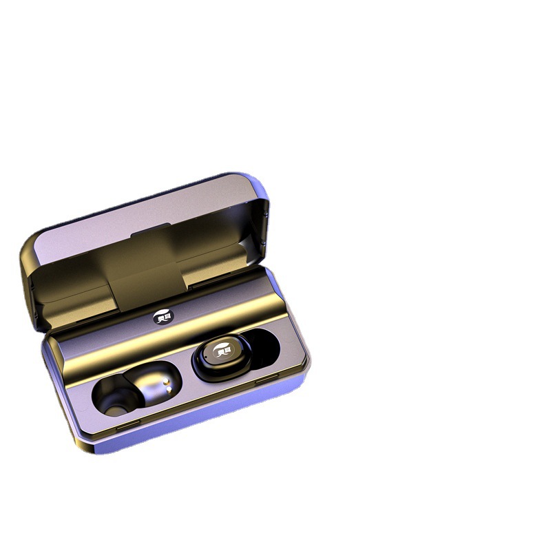 LED espejo inalámbrico auricular Bluetooth binaural Mini en auriculares juego deportes llamada auricular Bluetooth al por mayor