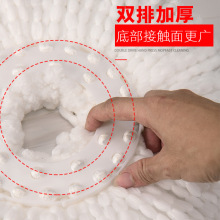 旋转拖把头特加厚通用型特厚替换加大超厚拖布头圆头墩布头替换装