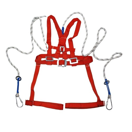 High-altitude double hook safety belt five-point anti-fall safety belt safety rope 
