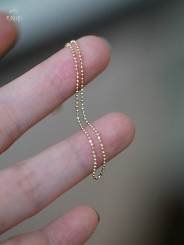 Xinzhemei S925 sterling silver gold-plated bracelet for women, simple temperament, light luxury, extremely small and compact gold bean hand jewelry for women