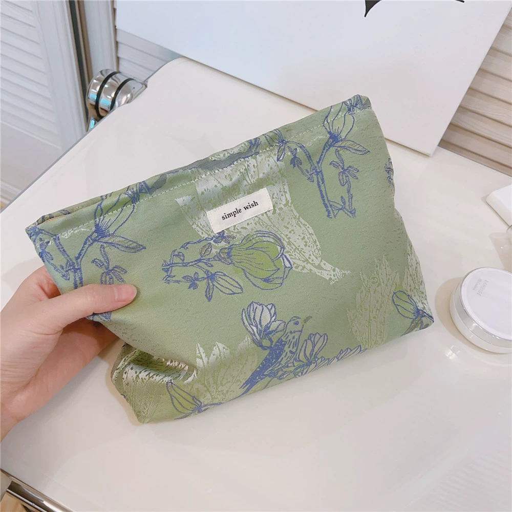Фиолетово-розовая Floral маленькая клатч‑сумка, косметичка, хранилище