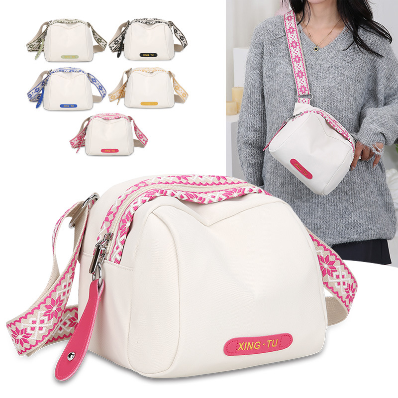 Zhong2024 nueva moda casual bolso de pecho, bolso de hombro impermeable, bolso de tela Oxford, bolso pequeño