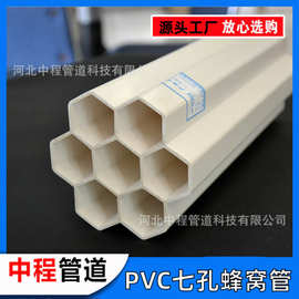 UPVC蜂窝管33PVC七孔管地下通讯穿线方格弱电工厂中程管道格栅管