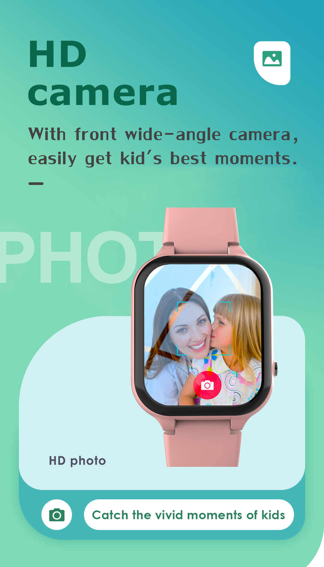 C80 children's phone watch 4G network smart WiFi positioning waterproof video call multi language foreign language_voghion.com