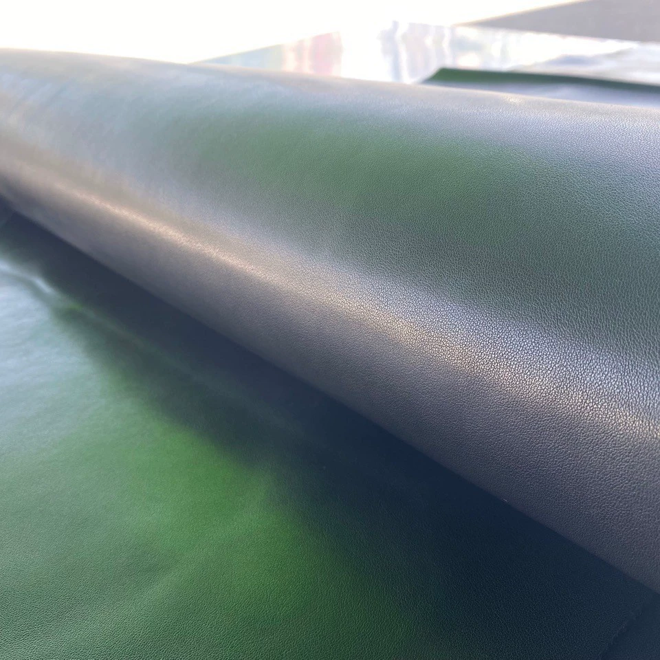 Черная кожа наппа верхний слой воловьей кожи черная кожа для обуви короткие сапоги в наличии