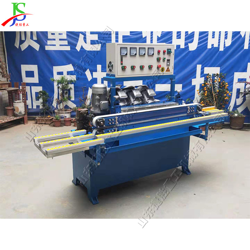 Máquina de corte de bordes de vidrio, máquina de corte de bordes lineales de vidrio de puerta de cristal de acero, máquina automática de biselado lineal de vidrio de puerta de gabinete