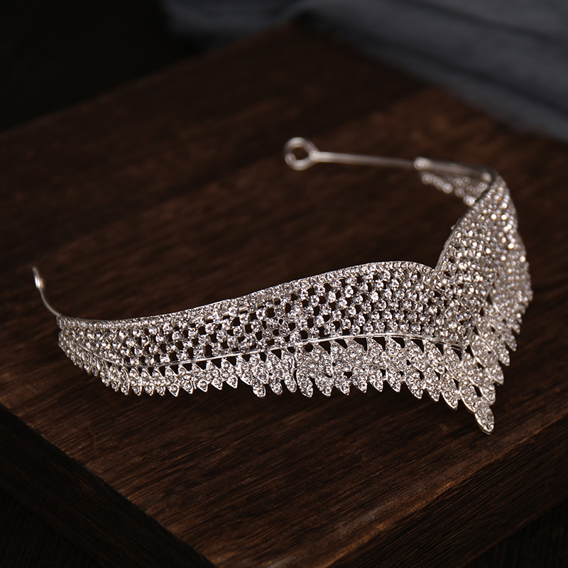 Crown Pattern Bridal Streetwear Women's Crown Alloy Plating Rhinestones Crown