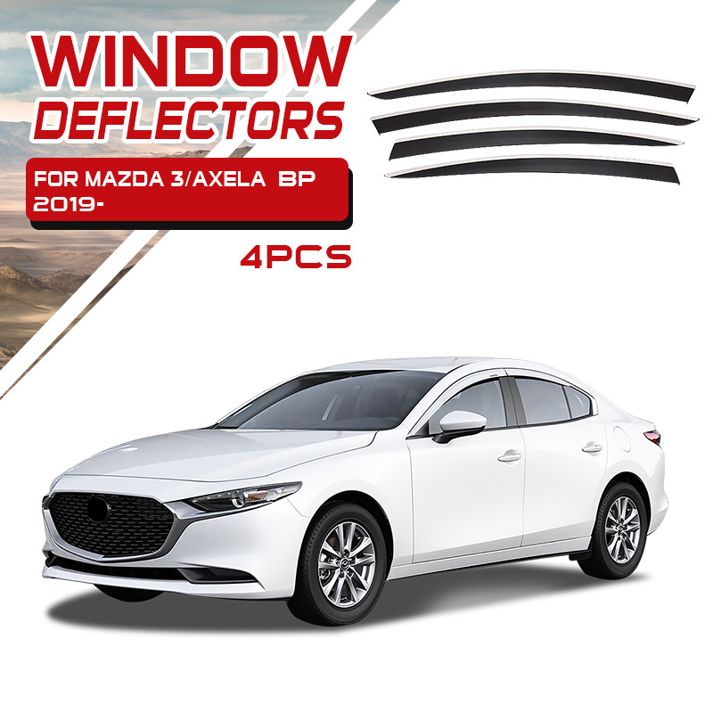 Tenxinrui es adecuado para Mazda 3 lluvia ceja modificación platino lluvia escudo onksela ventana lluvia escudo Accesorios