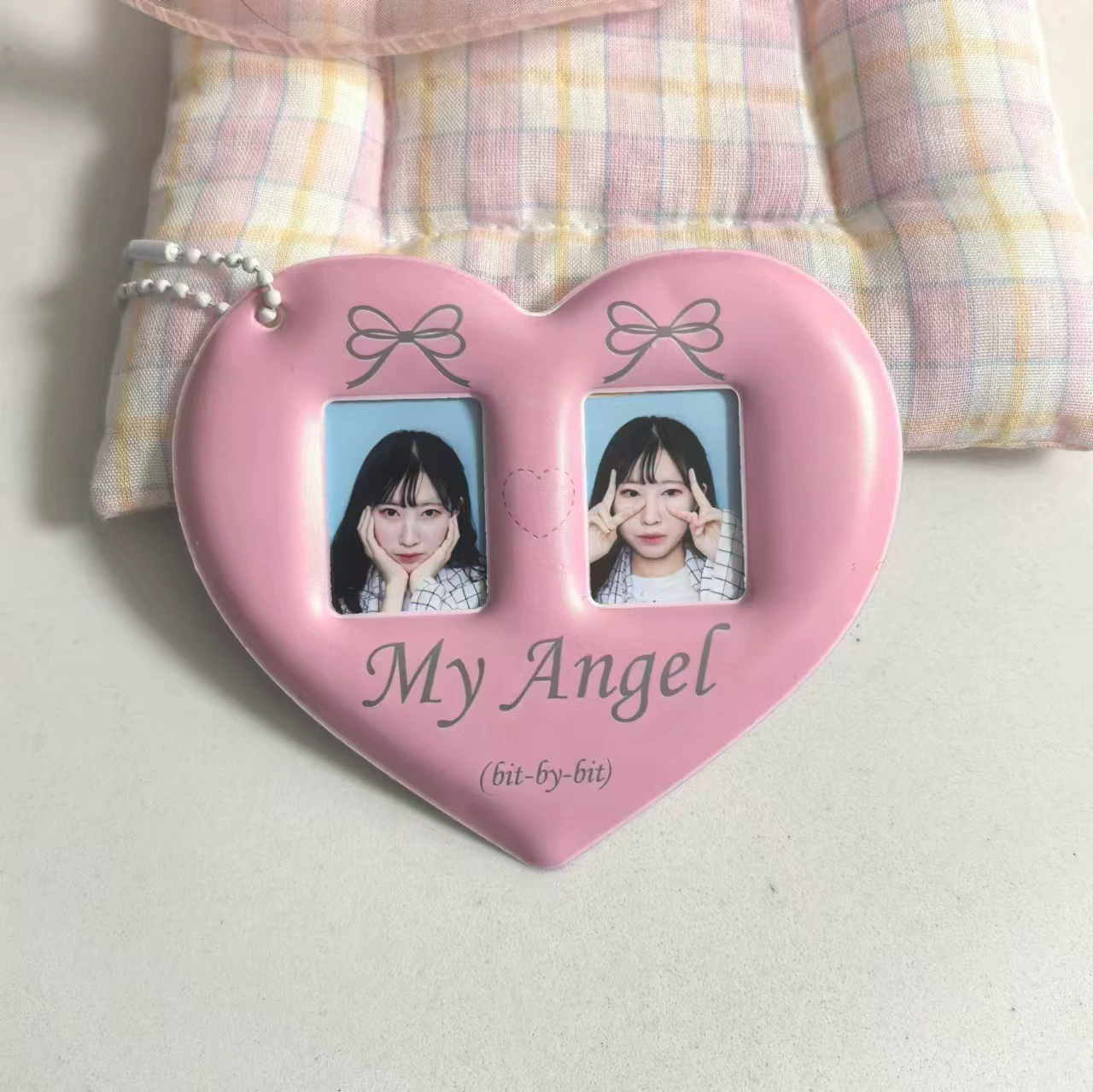 Оптовые поставки сердца 1inch фотокарта кулон брелок держатель карты держатель карты