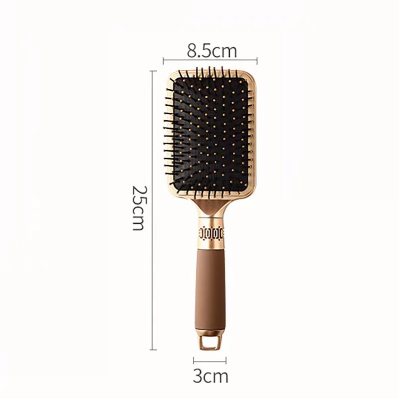 Plastic Material Glam Shiny Oval Plastic Hair Comb