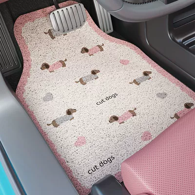 Avtomobil döşəmə paspasları: Cartoon Cute Style, Single-Piece Anti-Slip Mat