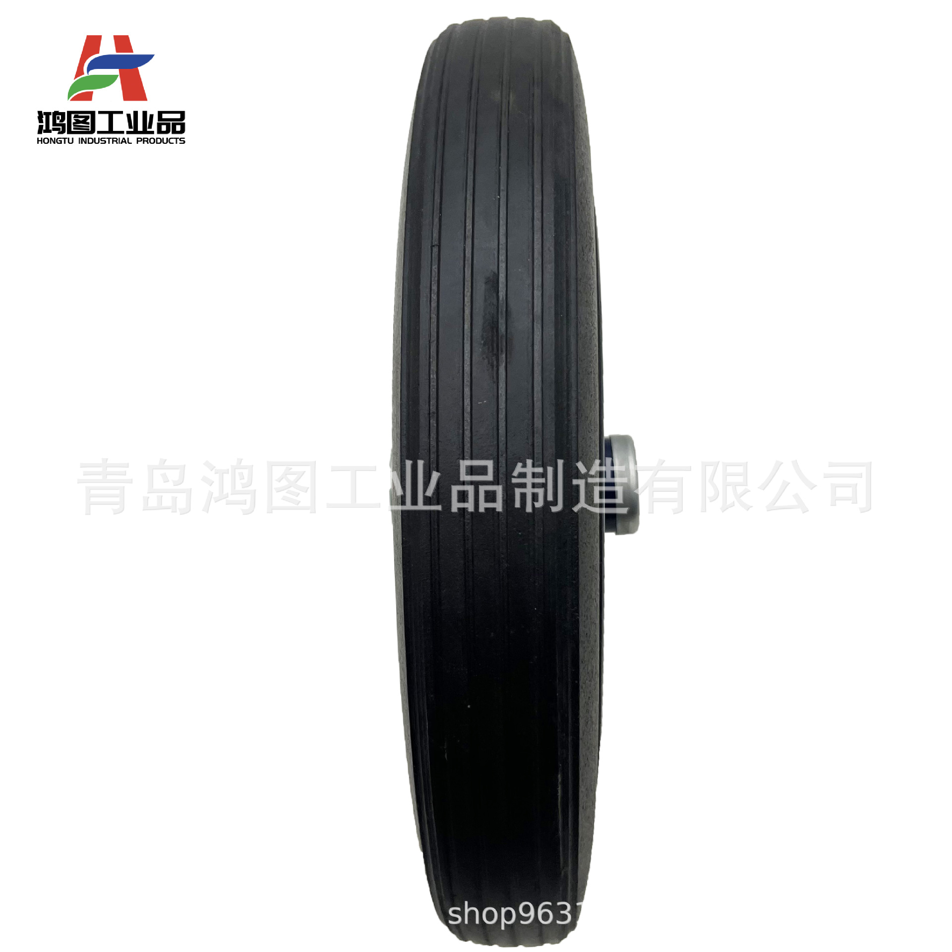 14寸14x4胶粉轮顺纹 (3)