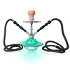 Yayli water cigarette pot set dual -tube water smoke accessories stainless steel flying saucer Shisha/hookah