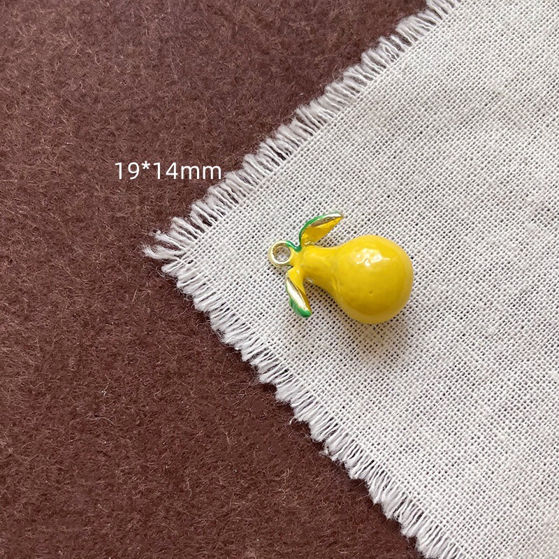 合金滴油可爱挂件立体榴莲草莓蛋糕摩托车樱桃串珠DIY手工手链配|undefined