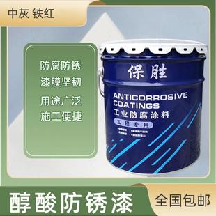 Alkyd anti-rust paint industrial metal paint steel structure railing bridge paint primer color steel tile storage tank mechanical equipment