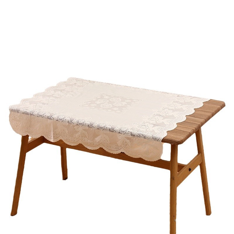 Teje simple de alta calidad estilo de flor rectangular tela de mesa a prueba de polvo a prueba de aceite a prueba de agua tela de mesa de té suministro directo transfronterizo