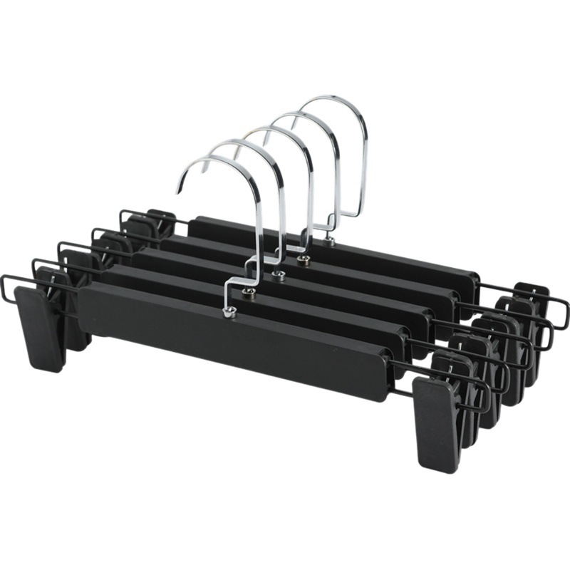 Suministro directo de fábrica pantalones de plástico para el hogar tienda de ropa para adultos sin costuras pantalones antideslizantes clip pantalones percha falda clip falda rack
