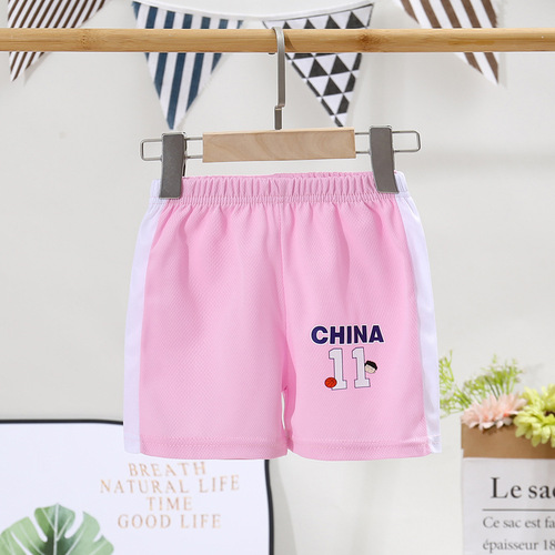 Children's clothing, children's casual quick-drying shorts, sports loose and breathable shorts for boys and girls, medium and large children's pants wholesale