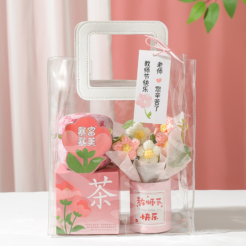 教師の日ギフト 女教師向け 高級手作り 上品なDIY2025新作 実用的で上品な教師用花茶|undefined