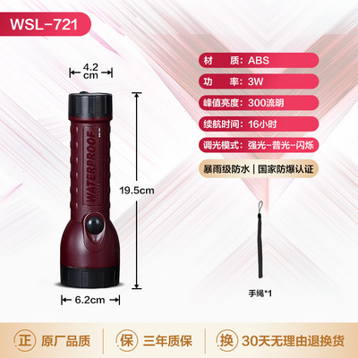 Huasheng Panthers 721 quality goods explosion-proof charge waterproof Explosion-proof flashlight Stations Chemical Power Plant