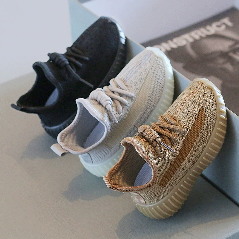 Детская кокосовая обувь, весна-осень 2024, спортивная обувь для мальчиков, обувь с дышащей сеткой, повседневная обувь для девочек Feiwei, детская обувь на мягкой подошве