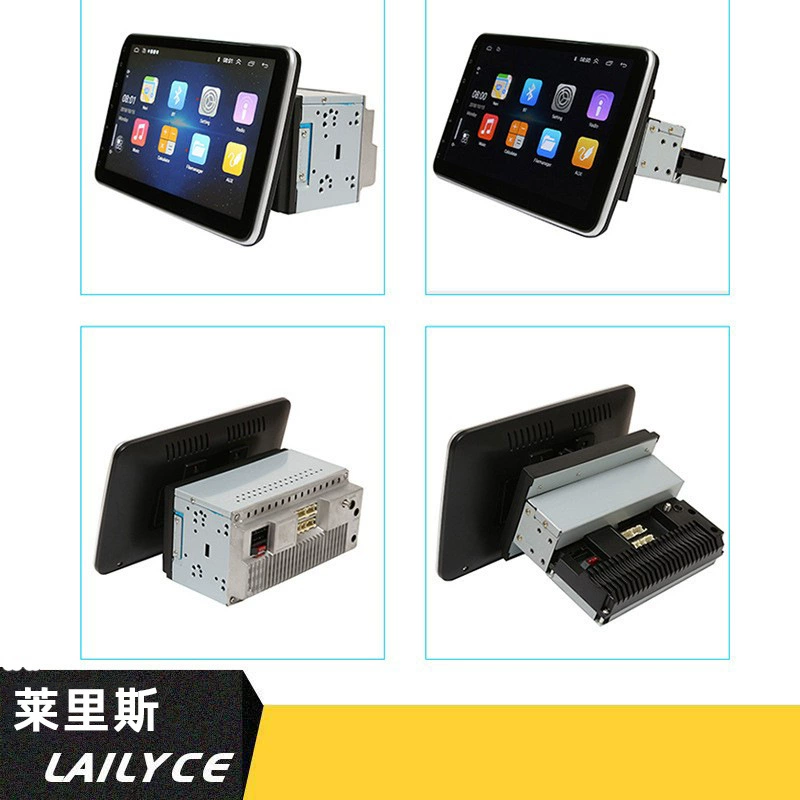 Android-навигация 10-дюймовый универсальный большой экран Android с вращающейся на 360 градусов качающейся головой автомобильная навигация все-в-одном игроке