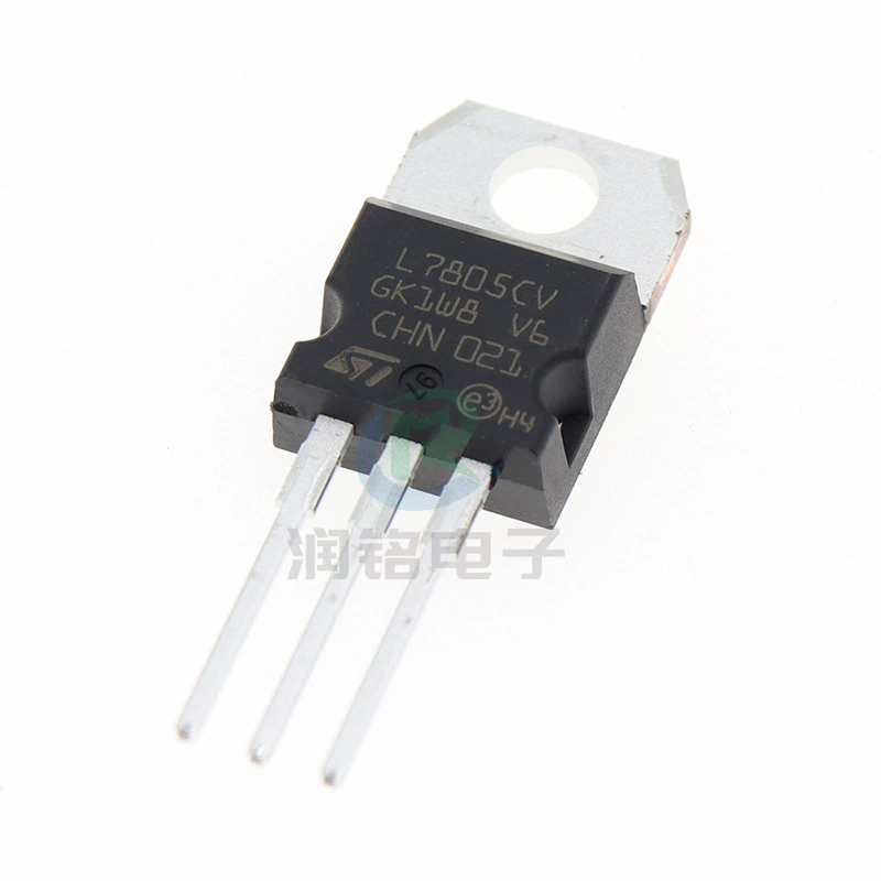 Новый оригинальный L7805CV 7805 Прямой монтаж To-220 5V 1.5A стабилизатор с толстой пленкой, трёхконцевой дизайном