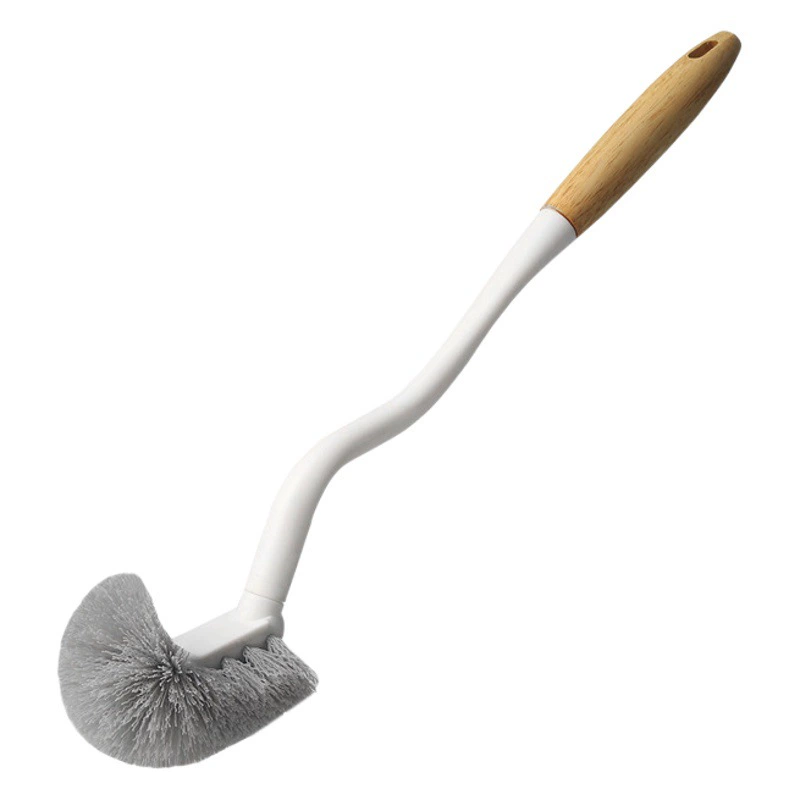 Щетка для унитаза с деревянной ручкой в японском стиле без мертвого угла щетка для унитаза Щетка Для Чистки унитаза прочная щетка для унитаза