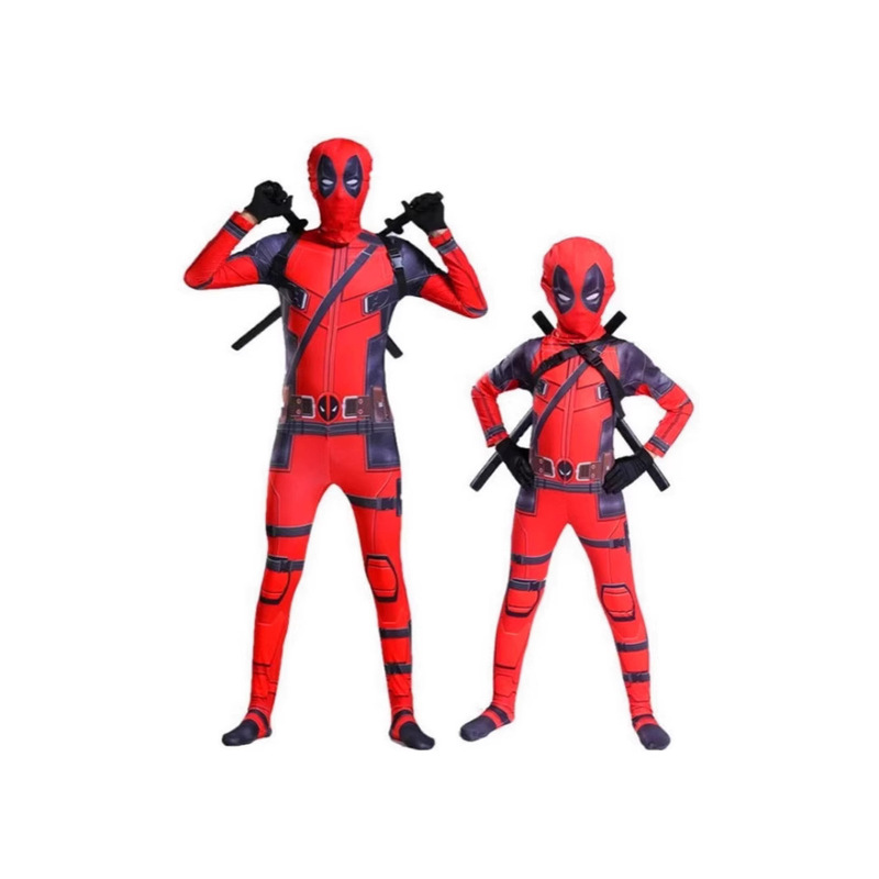 New Cross-border Deadpool Leotard suit Children's Costume cosplay Role-playing Costume Stage Costume