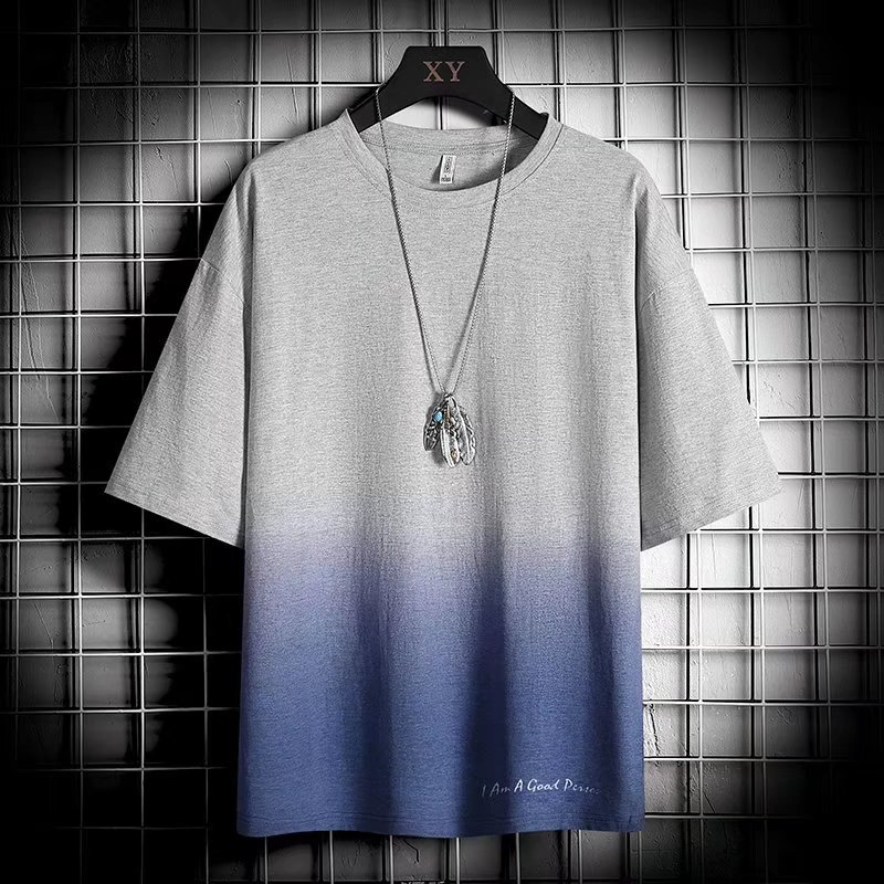 2022 new summer short-sleeved T-shirt men's ice silk top clothes fashion brand half-sleeved T-shirt stall men's clothing student 2022 new summer short-sleeved T-shirt men's ice silk top clothes fashion brand half-sleeved T-shirt stall men's clothing student