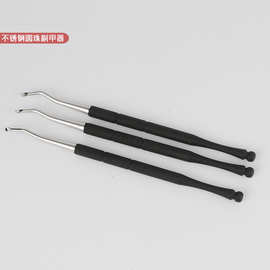 厂家批发脚趾甲美甲沟不锈钢圆珠剔甲器清理甲沟污缝隙剔翘
