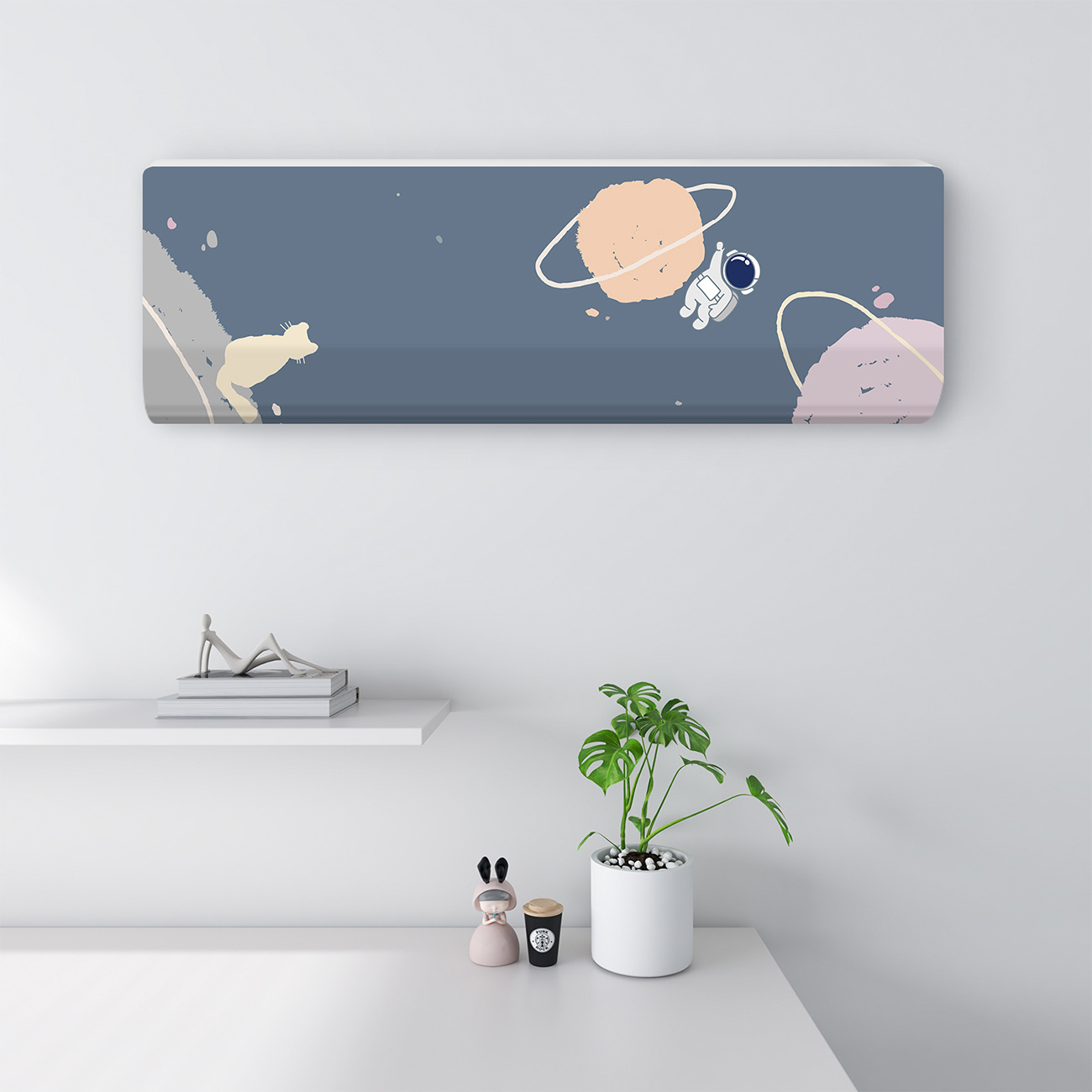 Aire acondicionado cubierta a prueba de polvo 2024 nueva cubierta de aire acondicionado colgante tipo colgante general Glimie todo incluido Haier cubierta de aire acondicionado