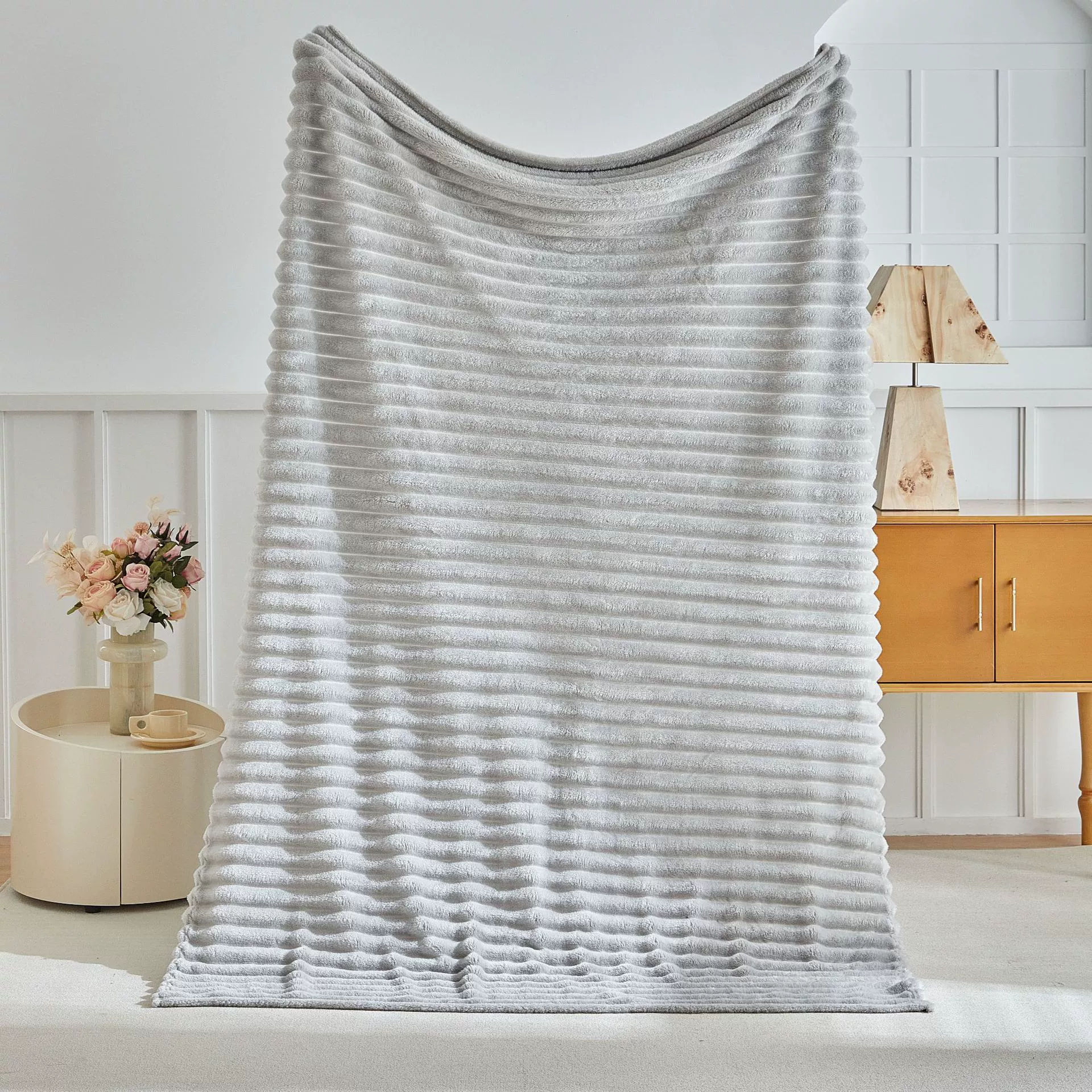 Flannel Double-Sided Duvet, Thickened Plush Throw, Multiple Sizes 70×100–200×230 cm
