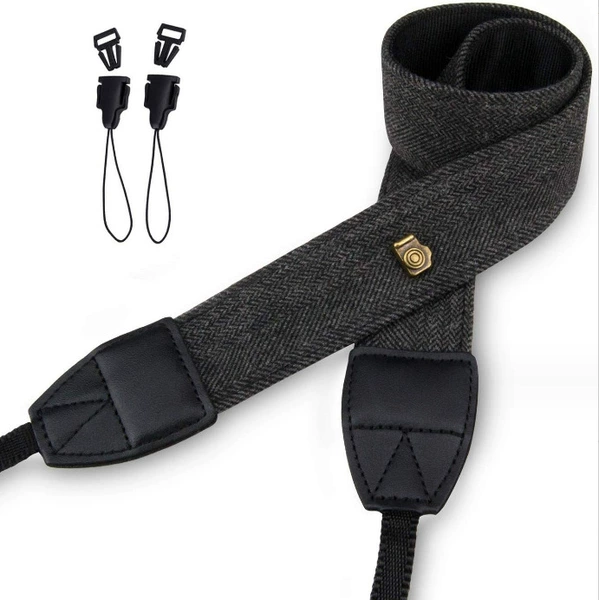 Copper buckle shoulder strap gray+aircraft buckle