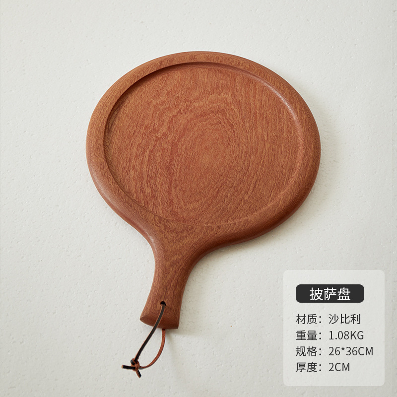 木のステーキの食事皿日本式の木のピザの皿の牛の板の食器の木の皿の木のトレーの洋食は皿を並べます。|undefined