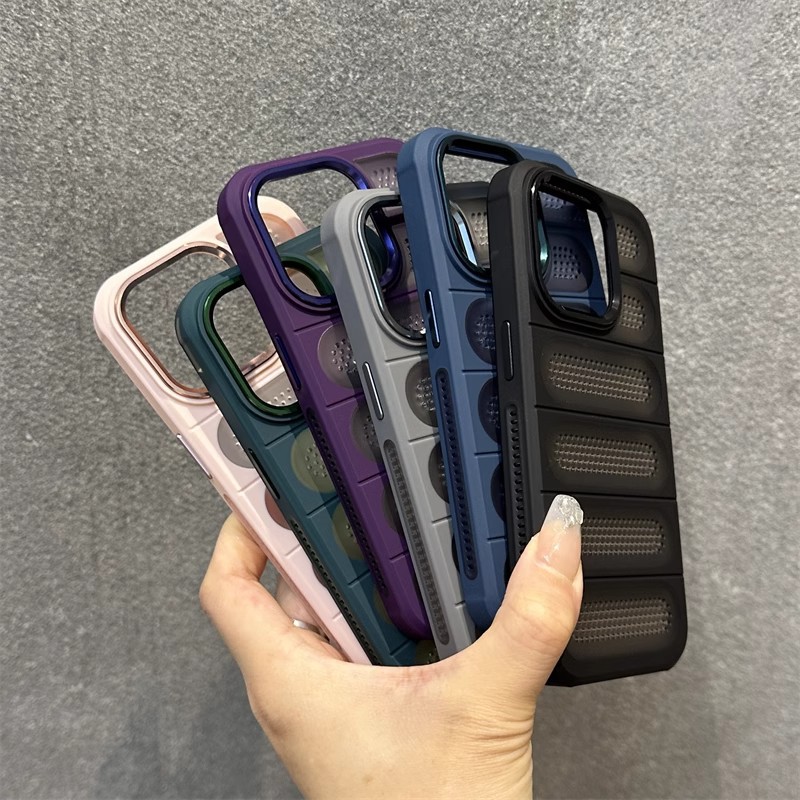 Ice Silk Armor Cooling Honeycomb iPhone Case